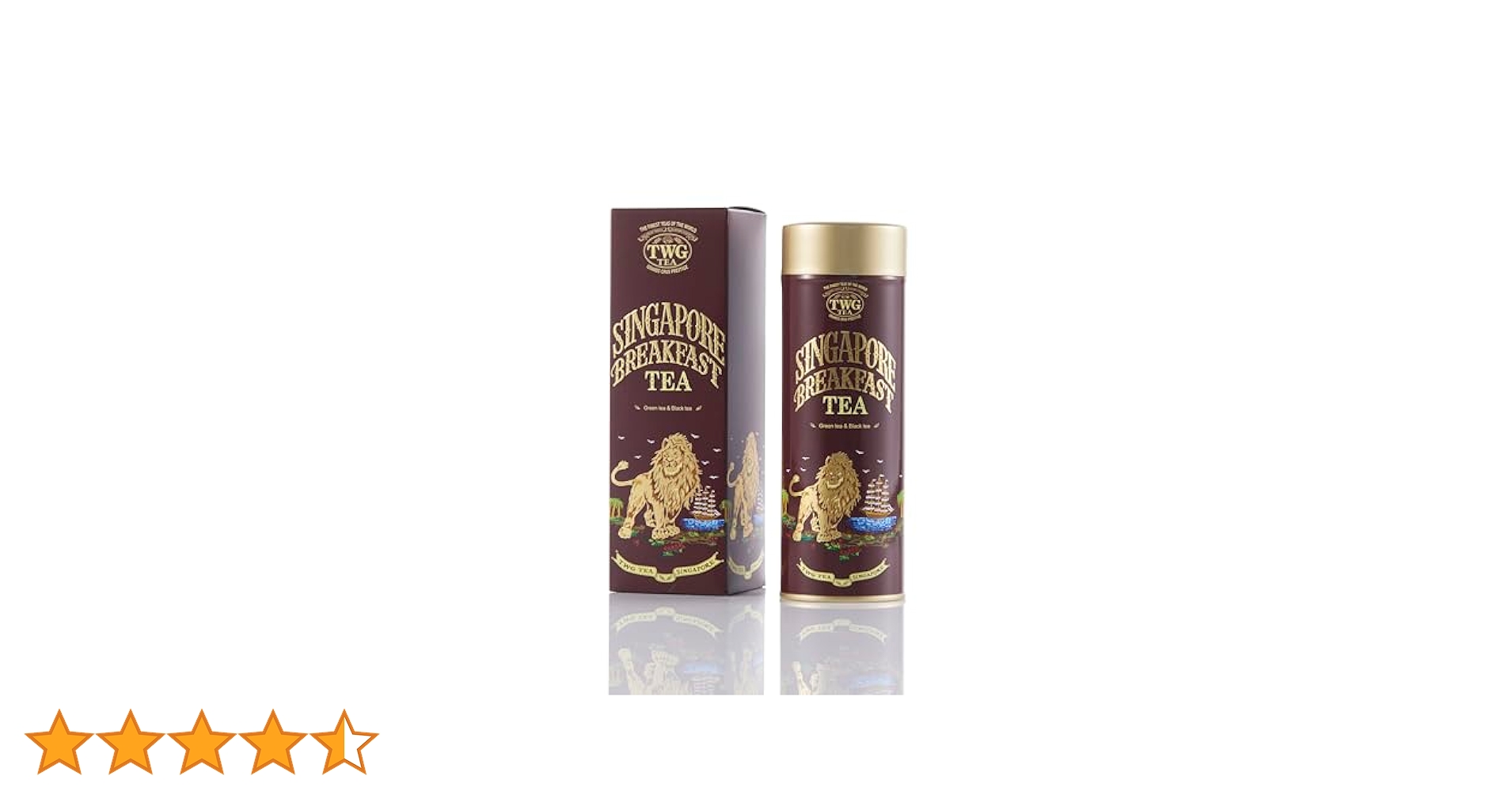 TWG   ティーパーティー　シンガポールブレックファスト　缶入り茶葉セット TWG Tea Japan オンラインブティック